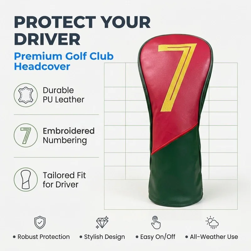 Golf Equipment Gifts - Capa Protetora Impermeável de PU para